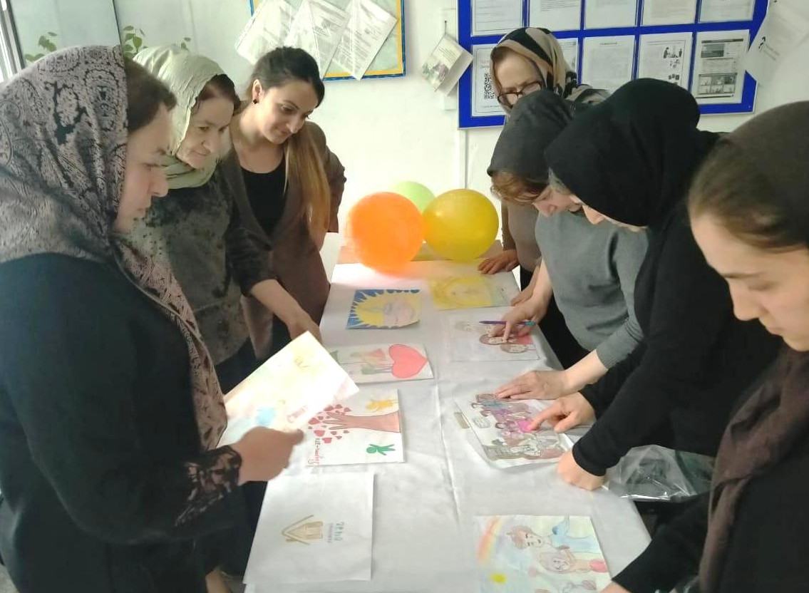 Итоги муниципального этапа конкурса детских работ «Наша семья» подвели в Центре соцобслуживания Дахадаевского района